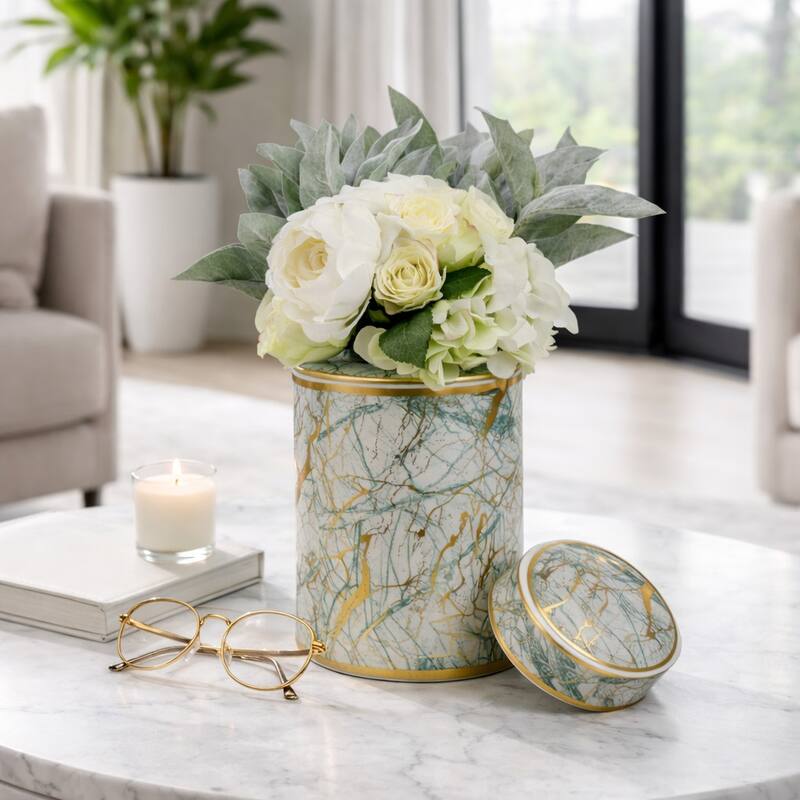 Ceramic Modern Decorative Jar with Lid