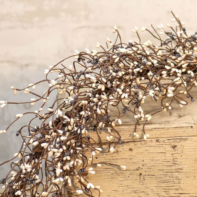 Farmhouse Mix Pip Garland 4 ft. - Brown