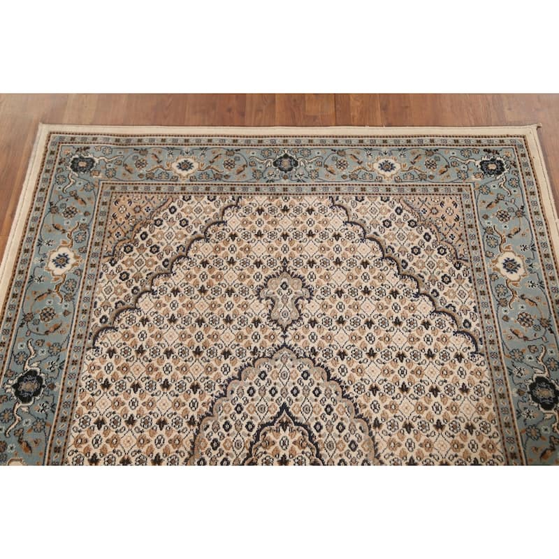 Geometric Tabriz Turkish Oriental Area Rug Machine Made Carpet - 4'5" x 6'0"