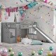 preview thumbnail 2 of 13, Modern Twin Size Loft Bed With Two Storage Drawers With Convertible Ladder and Slide For Bedroom,Dorm,Kids