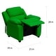 preview thumbnail 36 of 106, Deluxe Padded Contemporary Kids Recliner with Storage Arms
