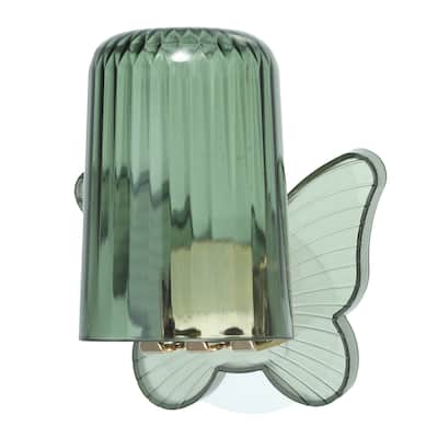 1 Set Wall Mounted Toothbrush Holder, Cute Hanging Toothbrush Holder with Cup, 4.33"x3.35"