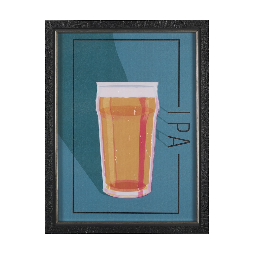 Beer Poster IPA Framed Art Print