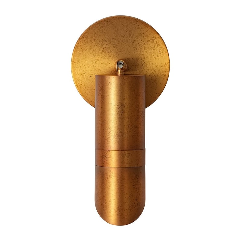 Industrial Rusty Brass Dimmable LED Adjustable Spotlight Track Light