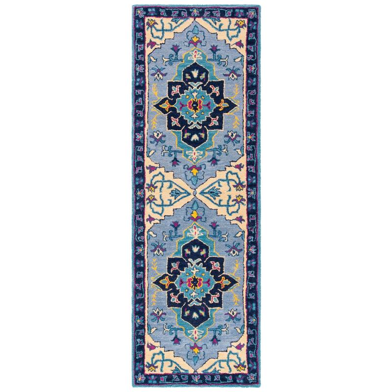 SAFAVIEH Handmade Bellagio Toma Modern Oriental Wool Rug