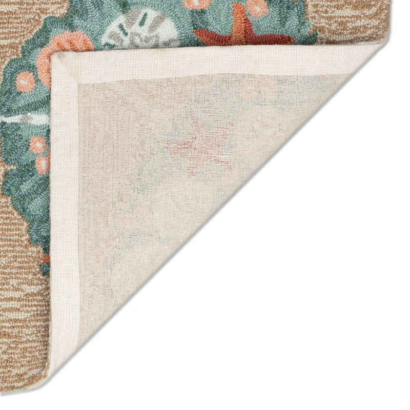 Liora Manne Frontporch Joyous Wreath Indoor/Outdoor Area Rug