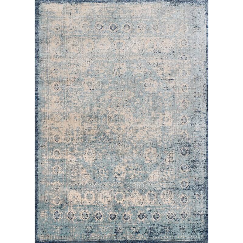 Alexander Home Contessa Traditional Medallion Distressed Rug