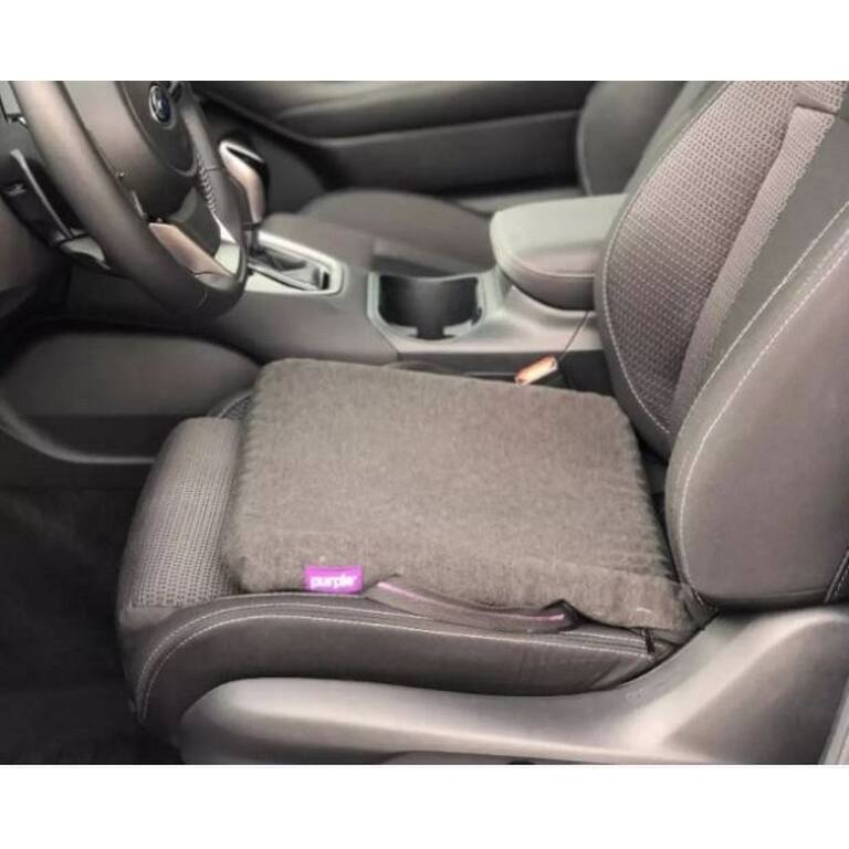 Purple - Simply Modern Seat Cushion with 100% Grid Support and Anti-Slip Portable Design - Grey