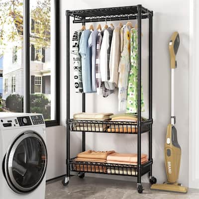Adjustable Wire Shelving Clothing Racks