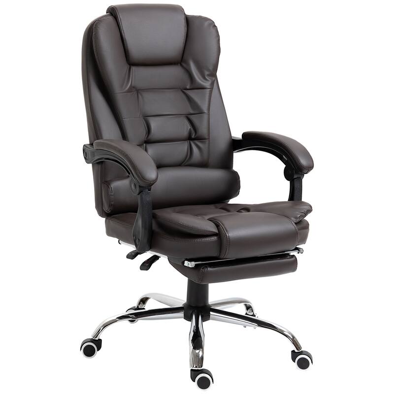 Office Chair Computer Chair with Footrest