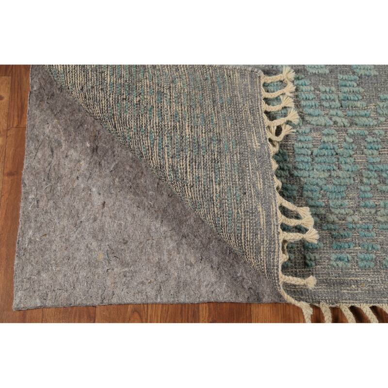 Moroccan Abstract Area Rug Handmade Wool Carpet - 6'0"x 9'1"