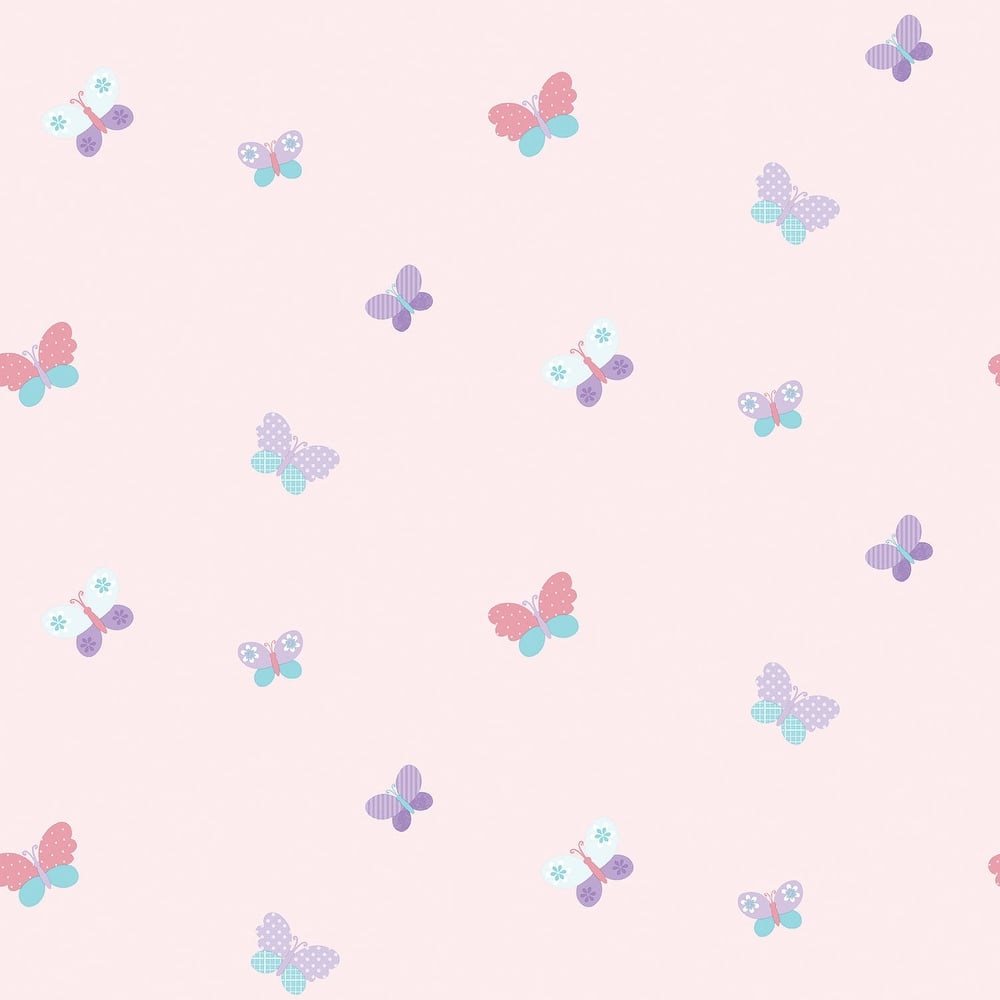 Galerie Wallcoverings Just 4 Kids 2 Butterflies Non-woven Matte Wallpaper Roll