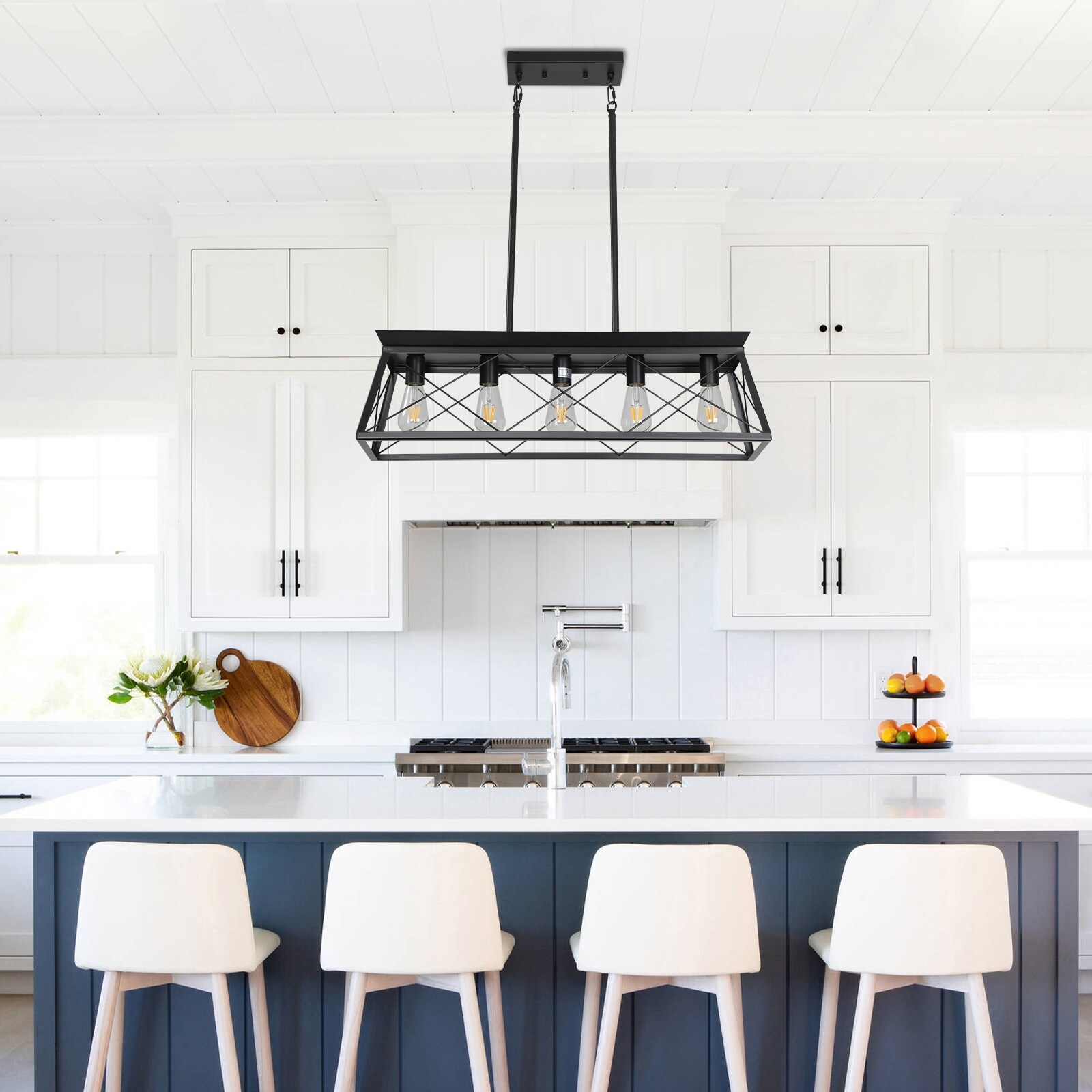 Vintage kitchen island lighting new arrivals