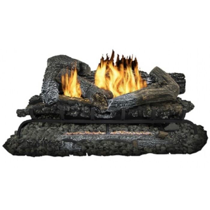 Shop Kozy World Gld2465r Vent Free Fireplace Log Set With Remote