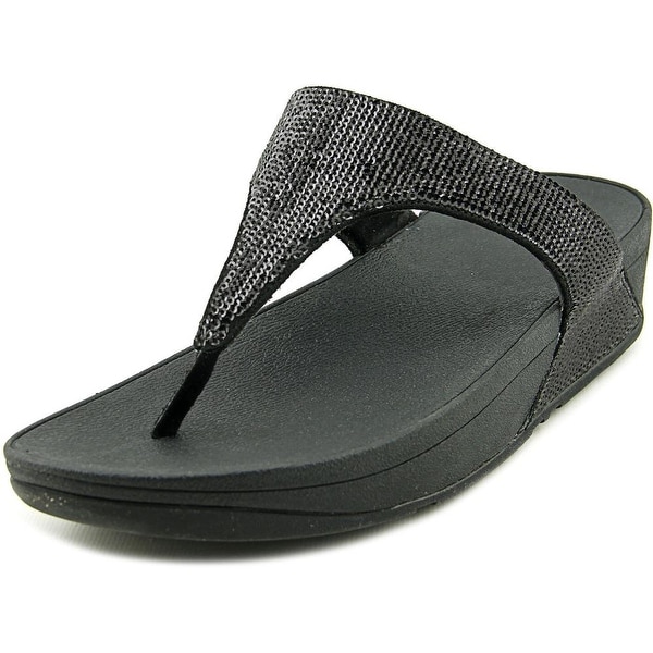 FitFlop Electra Women Open Toe Synthetic Black Thong Sandal