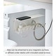 preview thumbnail 4 of 6, Yamazaki Home Under-Desk Cable Organizer, Steel - L 4.1 x W 13.4 x H 4.7 inches