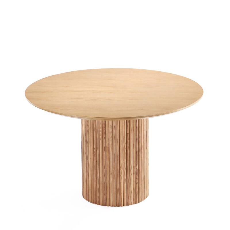 Manhattan Comfort 5-Piece Hathaway Modern 47.24 Solid Wood Round Dining Set