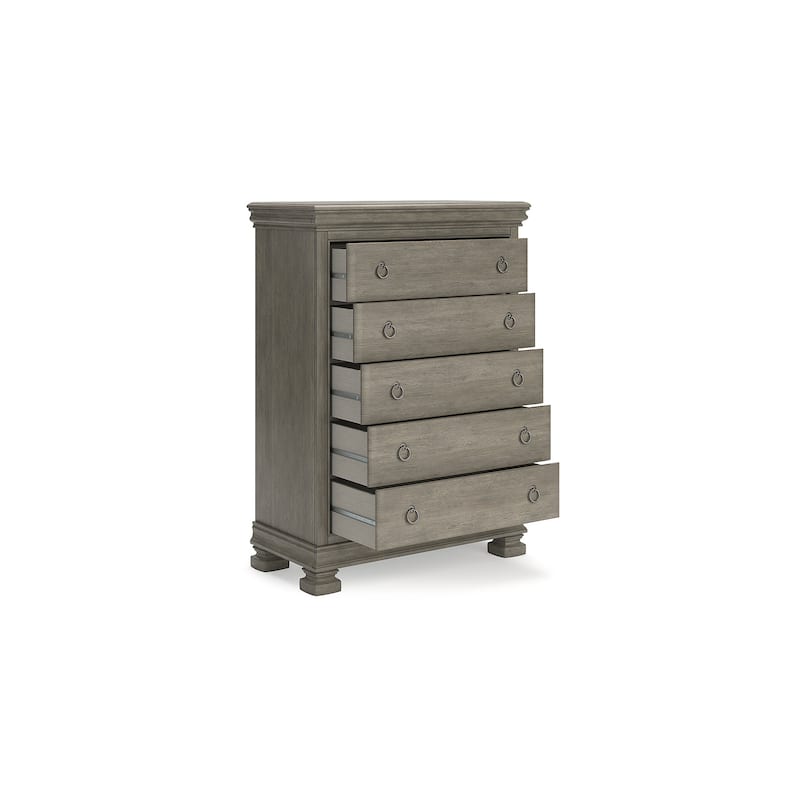 Signature Design by Ashley Lexorne Gray Chest of Drawers