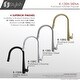 preview thumbnail 9 of 54, STYLISH Kitchen Sink Faucet Single Handle Pull Down Dual Mode Stainless Steel Polished