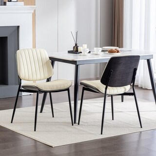 A&A Furniture Pro-Series Dining Module (Set of 2): Mid-Century 