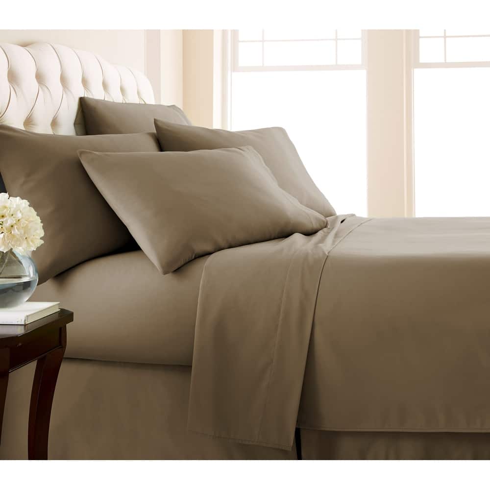 No-slip Ultra-soft Deep Pocket 6-piece Bed Sheet Set