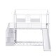 preview thumbnail 4 of 11, Full House Loft Bed with Ladder - Whimsical & Spacious Design