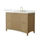 Option Natural Oak / Giotto Quartz Top / Brushed Gold