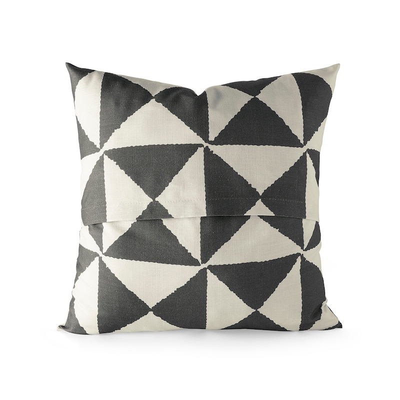 Exclusive Fabrics Printed Cotton Throw Pillow Covers 18 X 18 - Textured Decorative Pillow Covers (Set of 2)