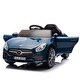 preview thumbnail 12 of 78, Kids 12V Mercedes-Benz CLS 350 Ride-On Car with Volume Control, LED Lights, and Personalization Stickers