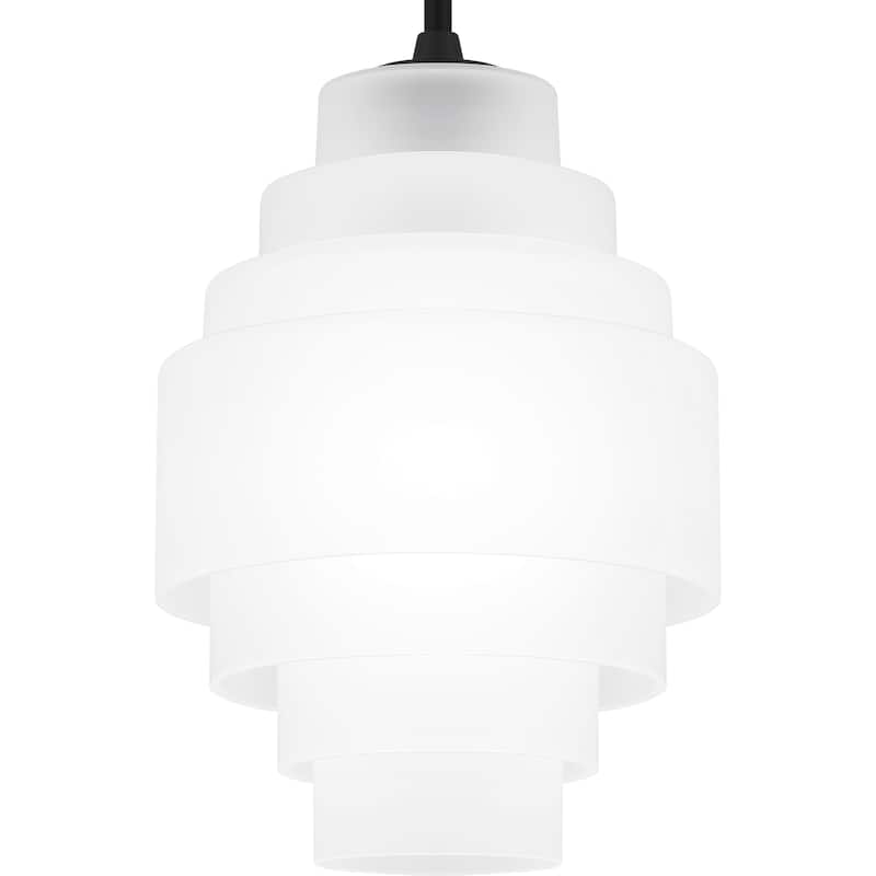Driscoll 1-Light Matte Black Pendant Light