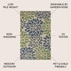 preview thumbnail 121 of 200, JONATHAN Y Floral Textured Weave Indoor/Outdoor Area Rug