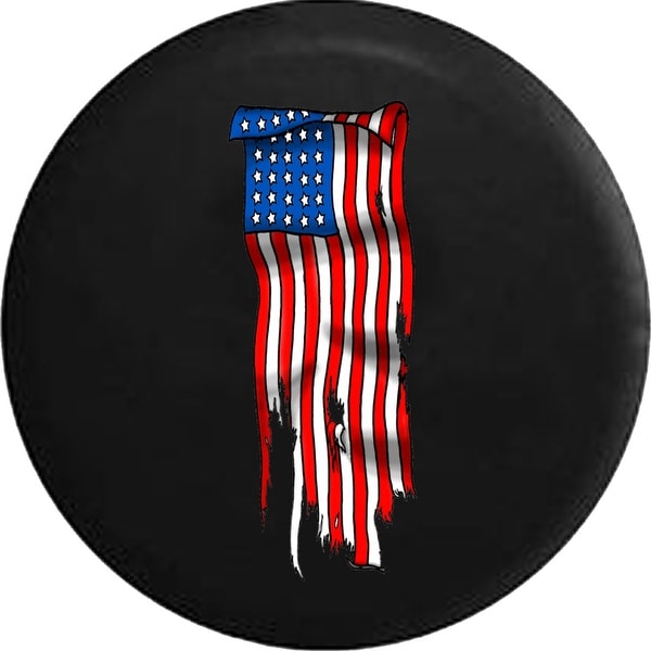 Spare Tire Cover Vertical American Flag. Opens flyout.