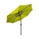 preview thumbnail 13 of 14, Lucent 9-foot Solar Led Lighted Patio Umbrella Lime