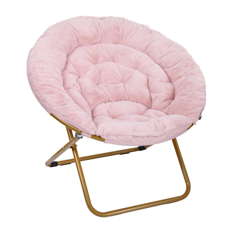 Folding XL Saucer Chair for Dorm or Bedroom