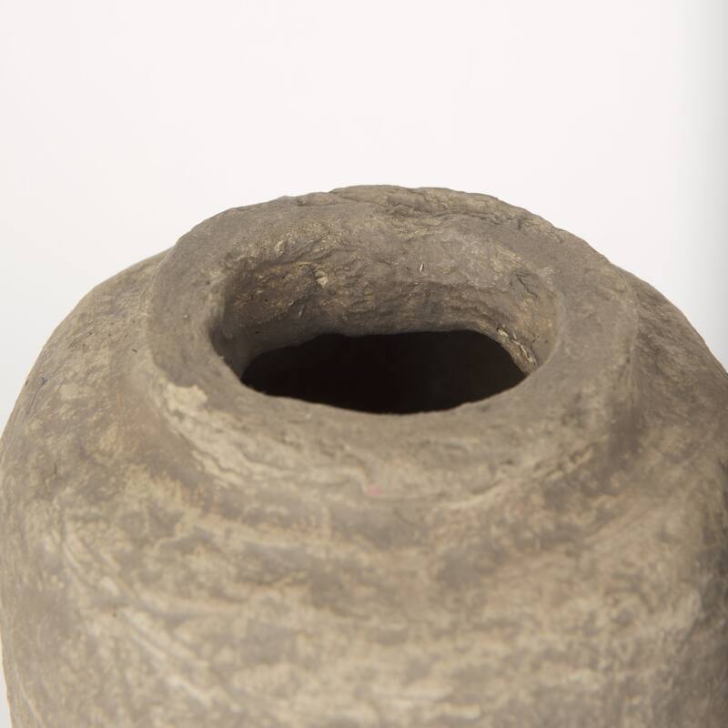 Bala Small Grey Paper Mache Vase