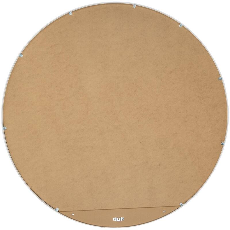 Livabliss Aranya Modern Aluminum Round Circle Accent Mirror