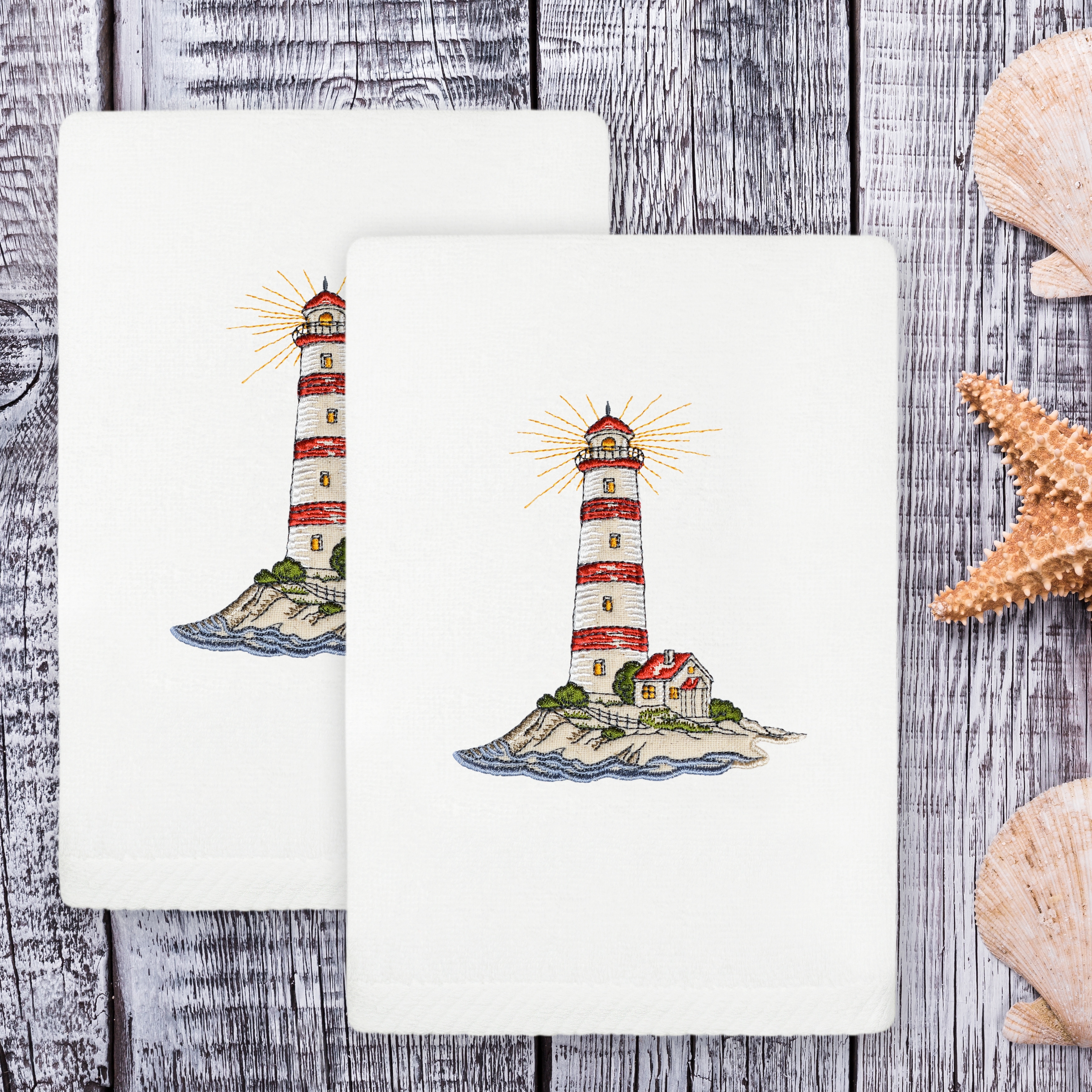 Lighthouse hand on sale towels