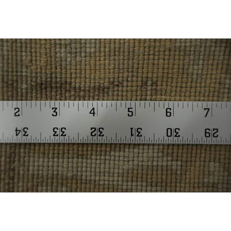 Hand Knotted Oriental 100% Wool Carpet Traditional All-Over Beige & Ivories Ziegler Area Rug - 3' 10'' X 2' 0''