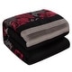 preview thumbnail 4 of 15, Liana Embroidered Red and Black 7-Piece Comforter Set