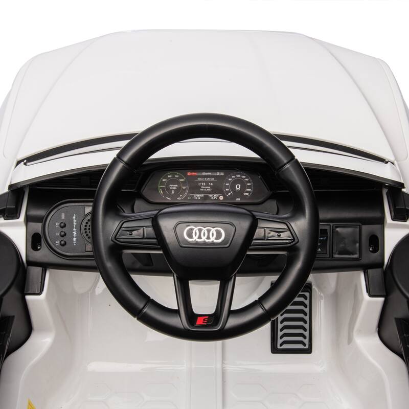 12V Kids Ride On Electric Car W/Parents Remote Control,Licensed Audi Sq8 For Kids,Volume Control,For Kids Aged 3-6.