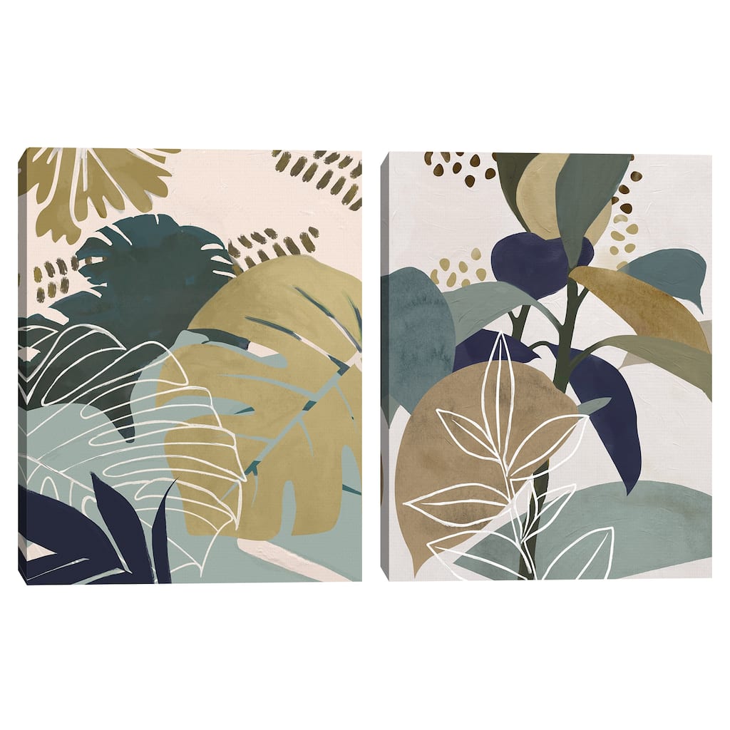 Island Dreams I & II by Studio Arts Canvas Art Prints