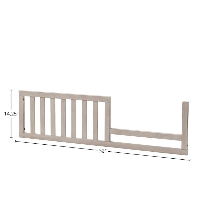 Viola 52" Wide Transitional Toddler guardrail, Lace Beige