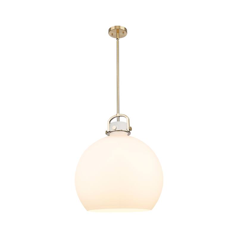 Innovations Lighting Newton Bell - 1 Light 18" Stem Hung Pendant