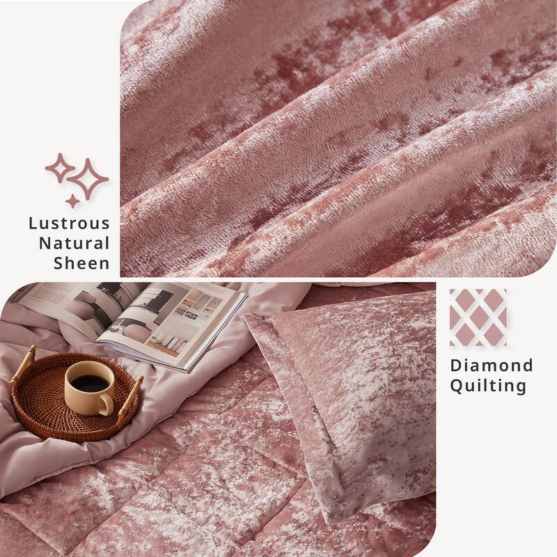 Intelligent Design Isabel Velvet Comforter Set