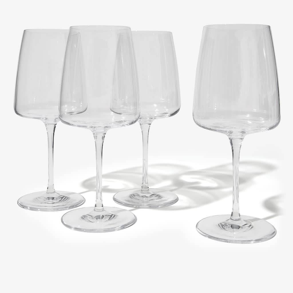 Bormioli Rocco Planeo Rosso Red Wine Glass Set of 4 - 15.25 oz