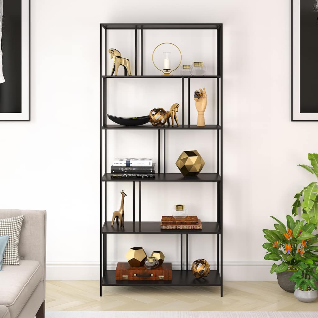 Cortland 34'' Wide Rectangular Bookcase