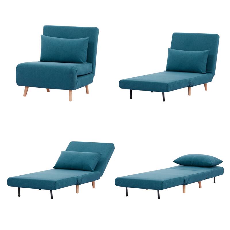 Tustin Upholstered Convertible Lounge/ Sleeper Chair