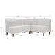 preview thumbnail 33 of 31, Allard Upholstered/Faux Leather Modern Farmhouse Nook Bench