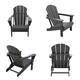 Laguna Folding Adirondack Chair (Set of 4) - Grey