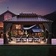 preview thumbnail 61 of 142, Outdoor Hardtop Gazebo Pergola w Galvanized Steel Roof and Aluminum Frame, Prime Curtains and nettings include